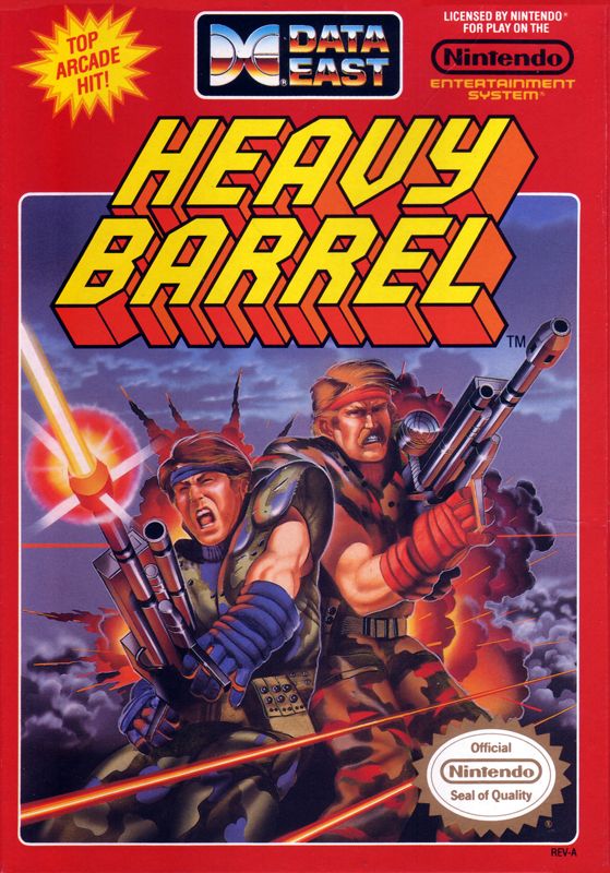 Heavy Barrel box art for Famicom